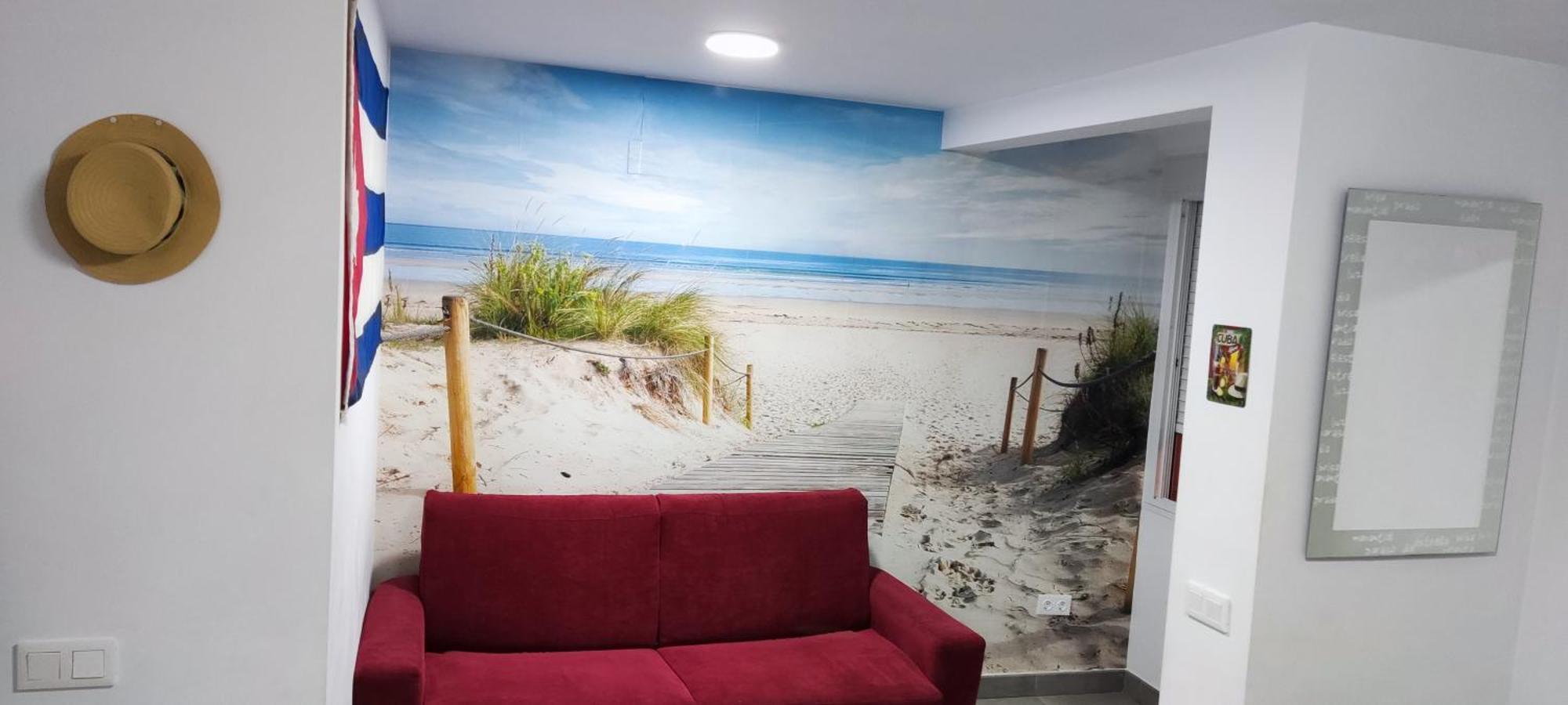 El Rinconcito Cubano En La Playa Apartment อัลเมรีอา ภายนอก รูปภาพ